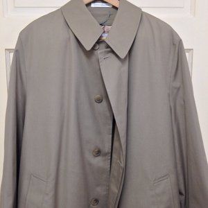 Westchester Classics Vintage 80's Trench Coat Khaki  Mens SZ 44 Long